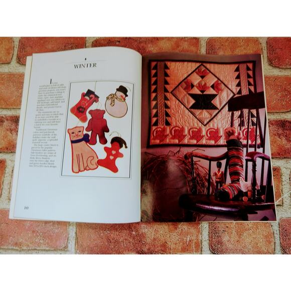 Vtg 1985 - Patchwork Projects - BHG -‎ 15 Full Size Projects - Craft Booklet - Picture 7 of 9